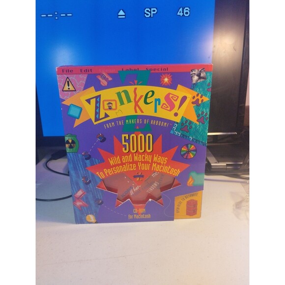 Zonkers Software By Nova for Mac OS7 - CD-ROM 1995 - Complete In Box - Picture 1 of 4